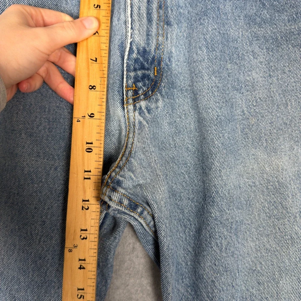 Vintage Ralph Lauren Relaxed Jeans Mens 34x32 Light Wash Blue Denim 100% Cotton